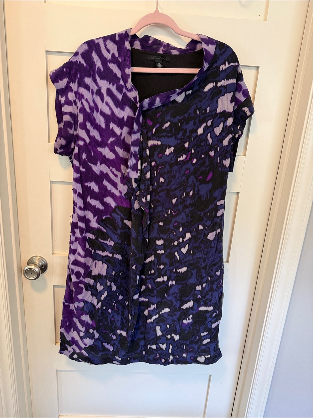 Kenneth Cole New York Women's Purple Pattern Dress